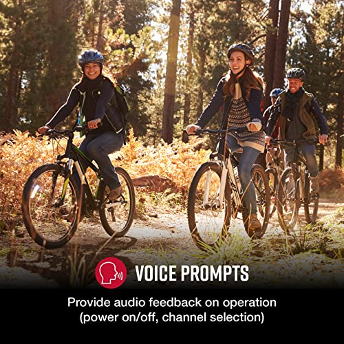 Cobra ACT120B Chat Tag Curve Wearable Walkie Talkies for Adults Push