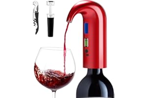 Cosyall Electric Wine Aerator, One-Touch Automatic Wine Decanter for Red & White Wine, Wine Dispenser, Wine Pourer, Wine Gift