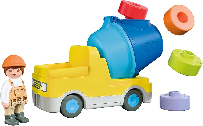 | Junior | Hormigonera | Vehículo de Obra Colorido con Tambor extraíble y Bloques encajables | para niños a Partir de 4 años | 72083 — foto 5 de 6