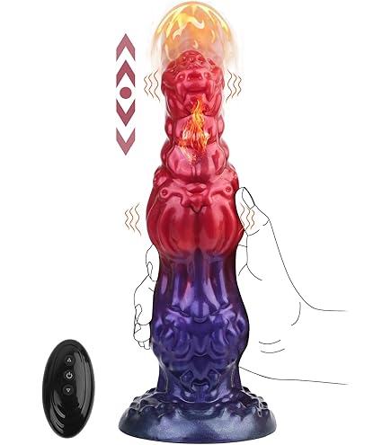 Amazon.com: CREATURE COCKS Hell Wolf Thrusting & Vibrating Silicone Dildo  w/Remote Control for Men, Women, & Couples.Fantasy Dildo, Thrusting and  Vibrating. Waterproof & Rechargeable. 2 Pieces, Red & Black. : Health &