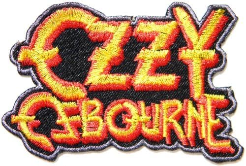 3.5" x 2.25"OZZY Osbourne Music Band Logo Heavy Metal Punk Rock Music Jacket T-shirt Patch Sew Iron on Embroidered Sign Badge music patch by Tourlesjours