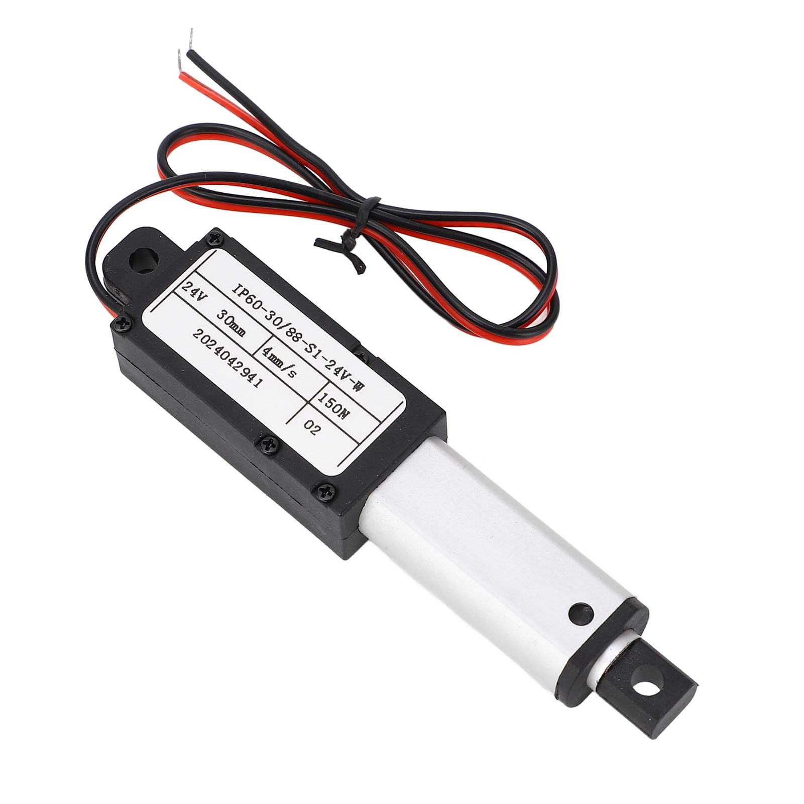 Photo 1 of Mini Electric Linear Actuator 24V, Linear Actuator Motor Speed 150N IPX4 30mm Stroke for Electric Door Industrial Machinery