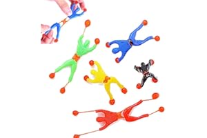 JOHOUSE Sticky Man, 24PCS Sticky Wall Climber Rolling Men, Window Crawlers Party Favors for Kids Classroom School Exchange Prize