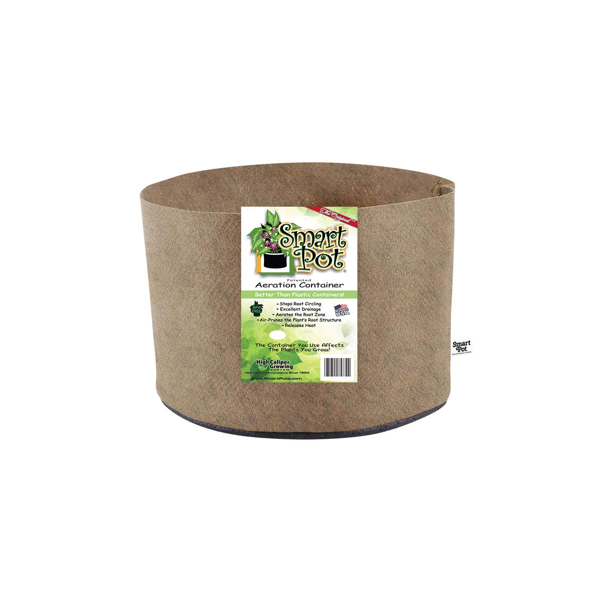 SMART POT Fabric Pot, Tan, 20 Gallon