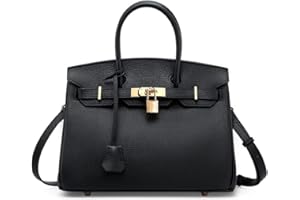 OEIPSMK Large genuine leather first layer cowhide handbag large capacity bag women's high-end tote bag (Color : White)