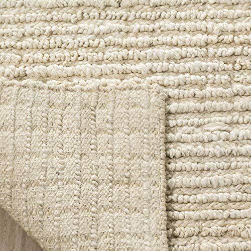 SAFAVIEH Natural Fiber Collection 6' x 9' Ivory NF750A Handmade