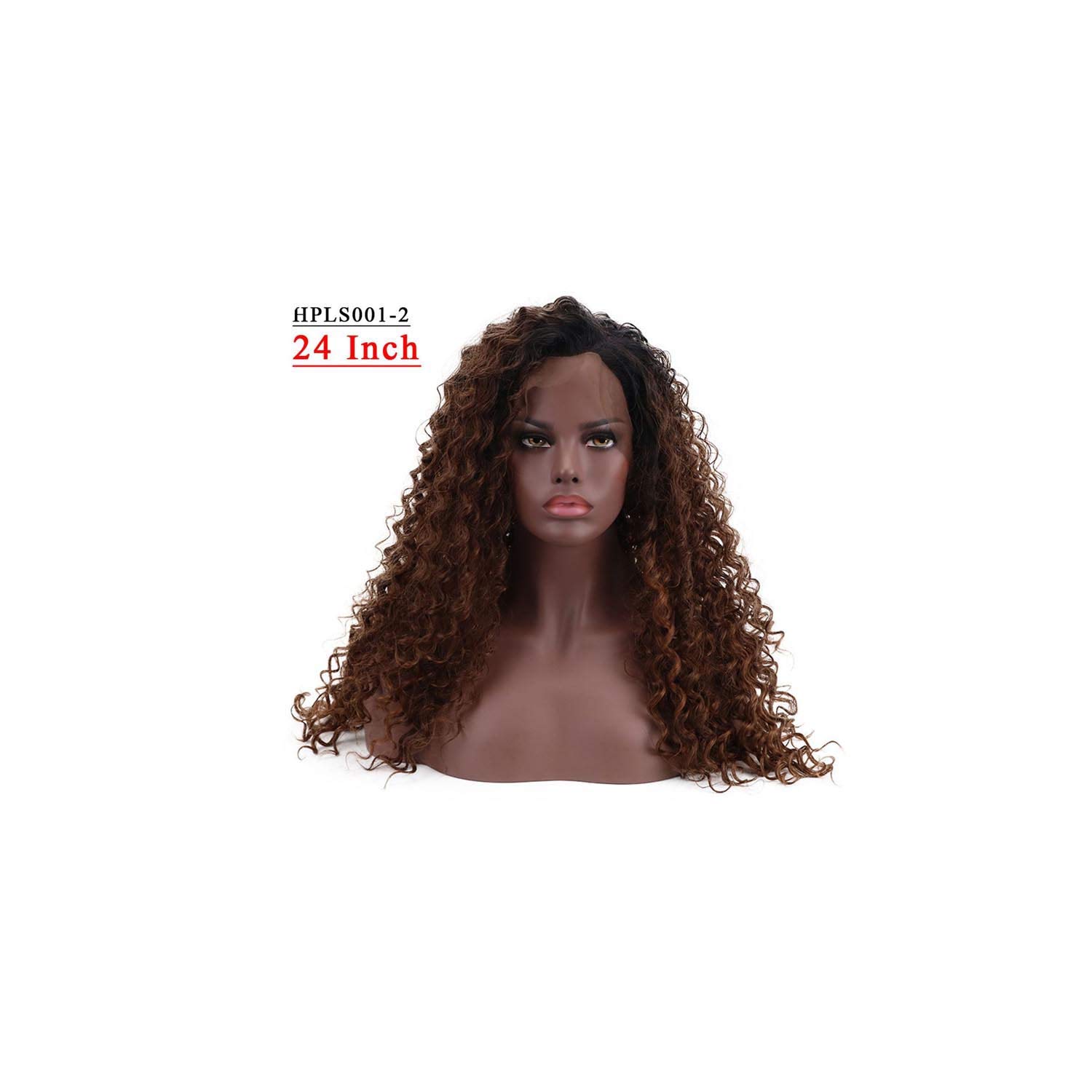 Amazon Com Long Curly Front Lace Synthetic Wig Bohemian Afro