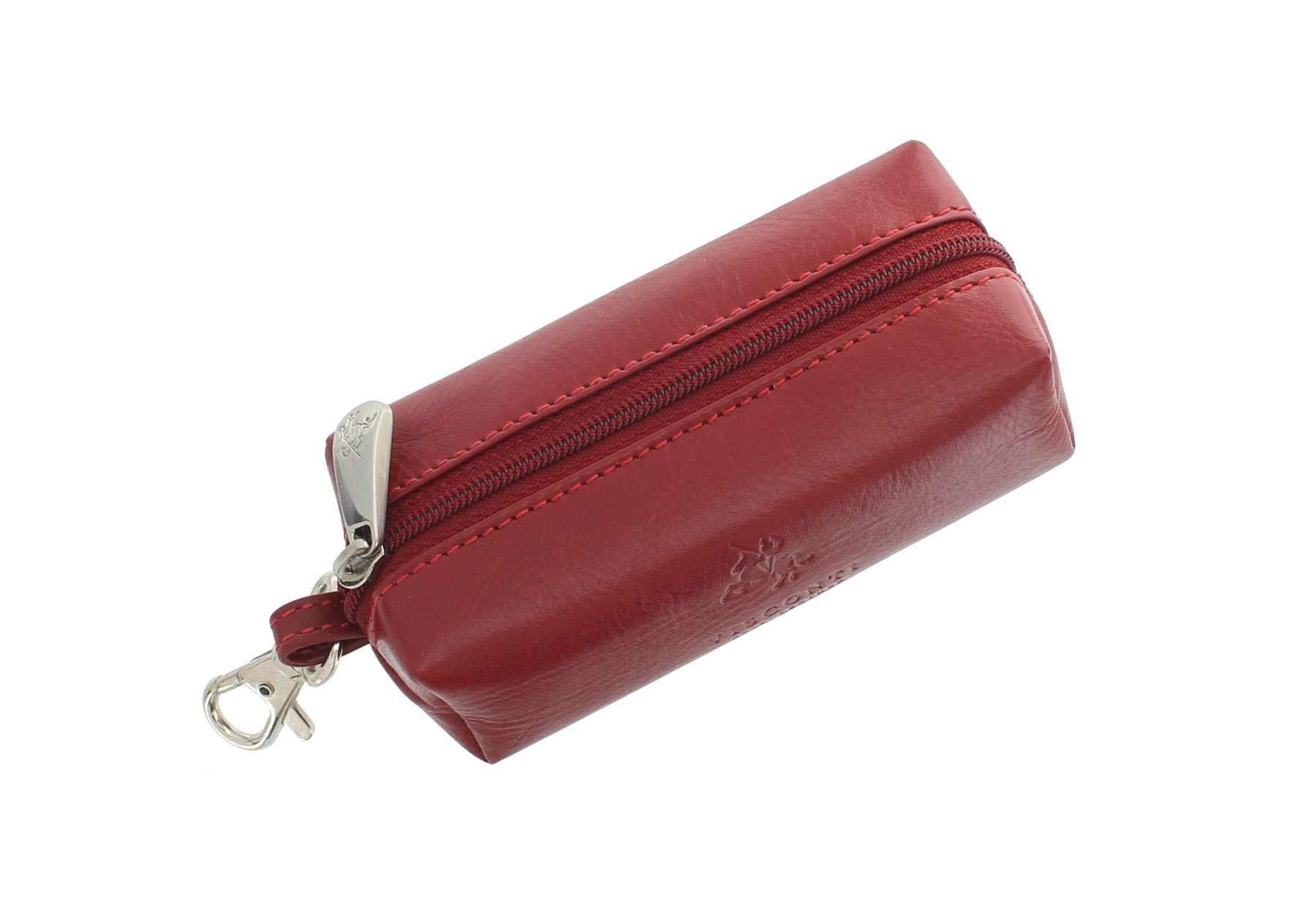 VISCONTI Monza Collection PRATO Leather Keycase MZ18 Red