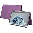 mCover Case ONLY Compatible for 2022~2023 15.6" HP Envy x360 15-EW0000 (Intel CPU) / 15-EY0000 (AMD CPU) Series Laptop (NOT Fitting Any Other HP Models) - Purple