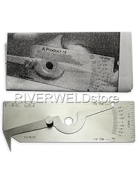 V WAC Weld, calibrador de inspección de pulgada de soldador