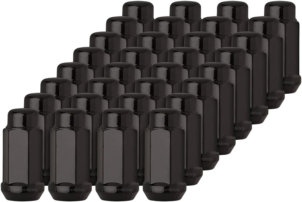 DPAccessories D3318-2305/24 24 Chrome 14x1.5 Closed End XL Bulge Acorn Lug Nuts for Custom Wheels Wheel Lug Nut: Automotive