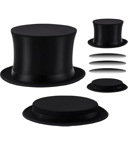 Amazon.com: Nicky Bigs Novelties Collapsible Top Hat, Black