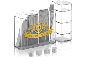 Metal Collar Stays - 52 Metal Collar Stays in a Divided Box