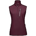 33,000ft Women's Lightweight Running Vest Outerwear with Pockets, Windproof Sleeveless Jacket for Golf Hiking Travel