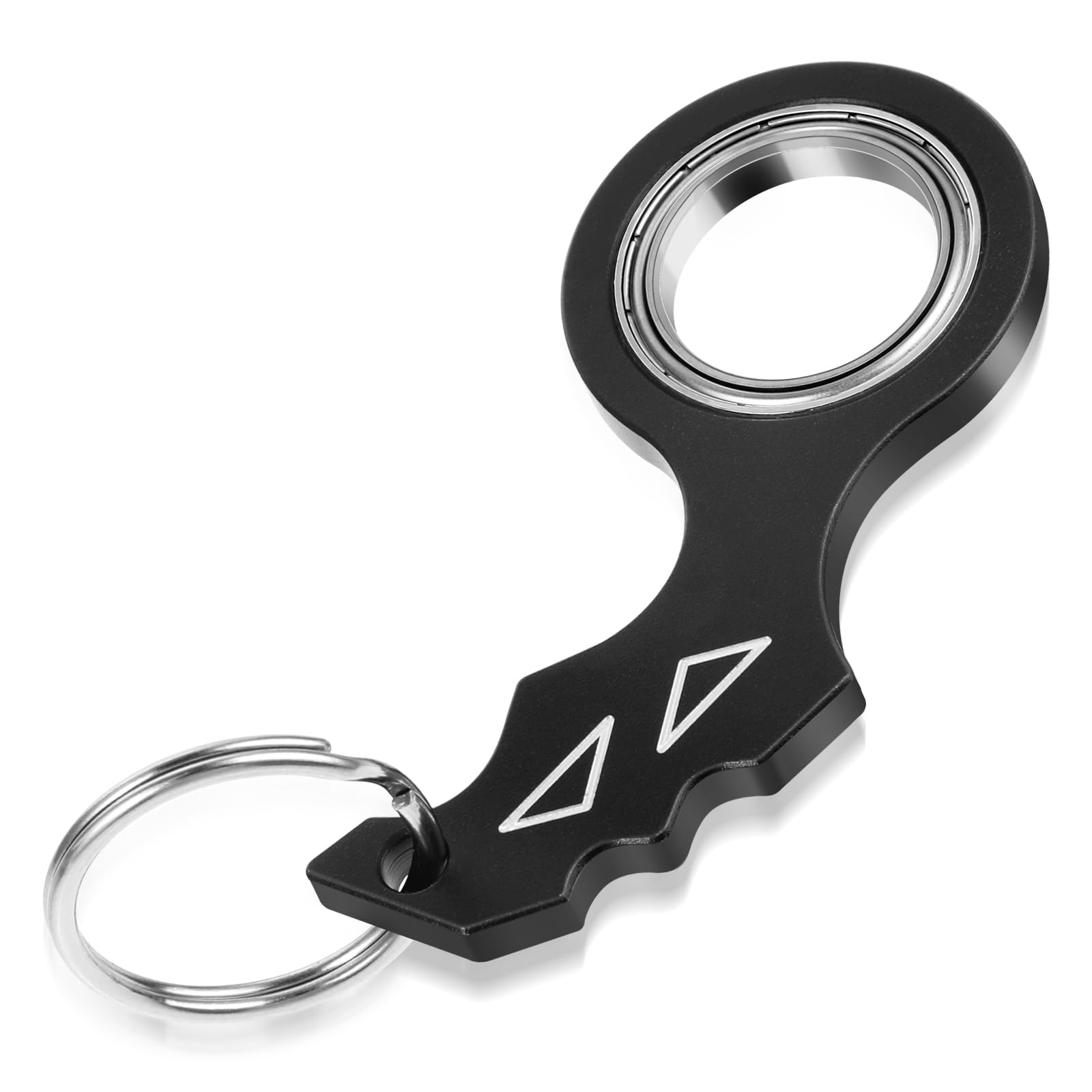 Photo 1 of Tyqour Spinner Keychain Fidget Keychain for Adults Portable Keyring Spinner Toy for Teens Adults