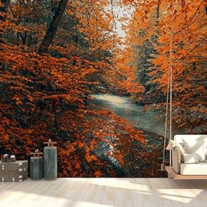 Wall Mural Forest Removable Wallpaper Wall Sticker for Bedroom Living Room - 66x96 inches
