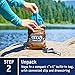 ENO, Eagles Nest Outfitters SingleNest Lightweight Camping Hammock, Powder Blue/Orange/Khaki