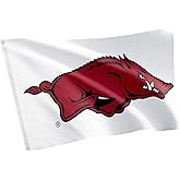 Desert Cactus University of Arkansas UA Flag - 3 x 5 Feet Razorbacks Banner, Indoor/Outdoor Durable Fabric, 100% Polyester Design (Design J)