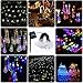 SEYEON Solar String Lights Water Drop Decorative Lights String Waterproof Outdoor Garden Fairy Lights for Patio, Yard, Home, Parties 2-Pack (Colorful)