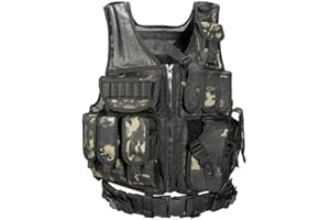 VAV YAKEDA YAKEDA Tactical Outdoor CS Game Vest Adjustable Fit Adult