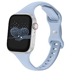 Slim Thin Narrow Bands Compatible with Apple Watch