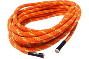 QIQU 7mm Climbing Accessory Cord Rope Cordage Line for Outdoor in 20 ft and 40 ft High Tenacity Polyester Rope