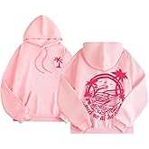 Palm Graphic Hoodies for Women Girls Juniors Aesthetic Y2k Sweatshirts Preppy Outfit