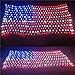 PYSICAL® 6.5ft×3.2ft Led Flag Net Lights of The United States,for Festival,Holiday,Garden,Indoor Decoration