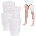 Catheter Leg Bag Holder 4 Count Fabric Catheter Sleeves Urine Leg Bag Holder - Urinary Drainage Bag Stay in Place Urine Bags for Legs Foley Catheter Bag Holder Strap for Men or Women (S-4pack)