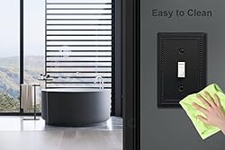 OKAWYC Single Toggle Light Switch Cover Belaire