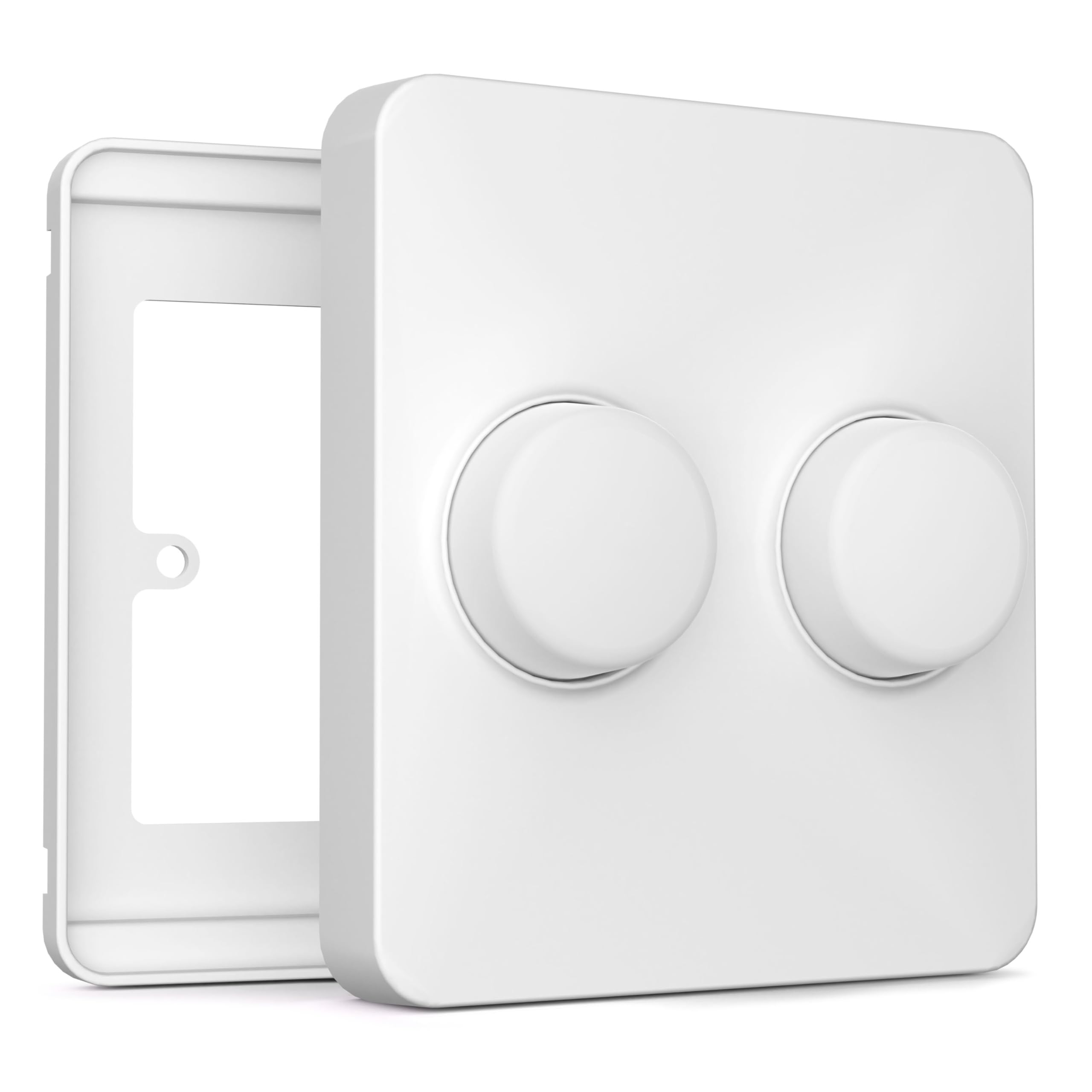 IYOKI® Pro Switch Cover for Philips Smart Button, Compatible with Hue Switch Cover, Remote Light Switch Plate Adapter, 2-Gang (1-Pack) — image 1