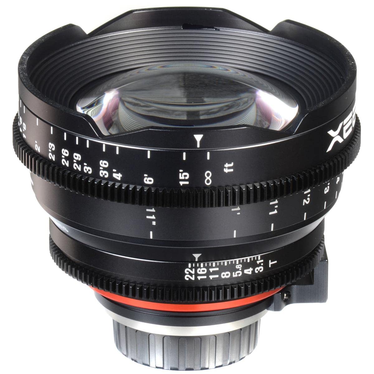 Lente de cine profesional Rokinon Xeen XN14-C 14 mm T3.1 para Canon EF (negro)