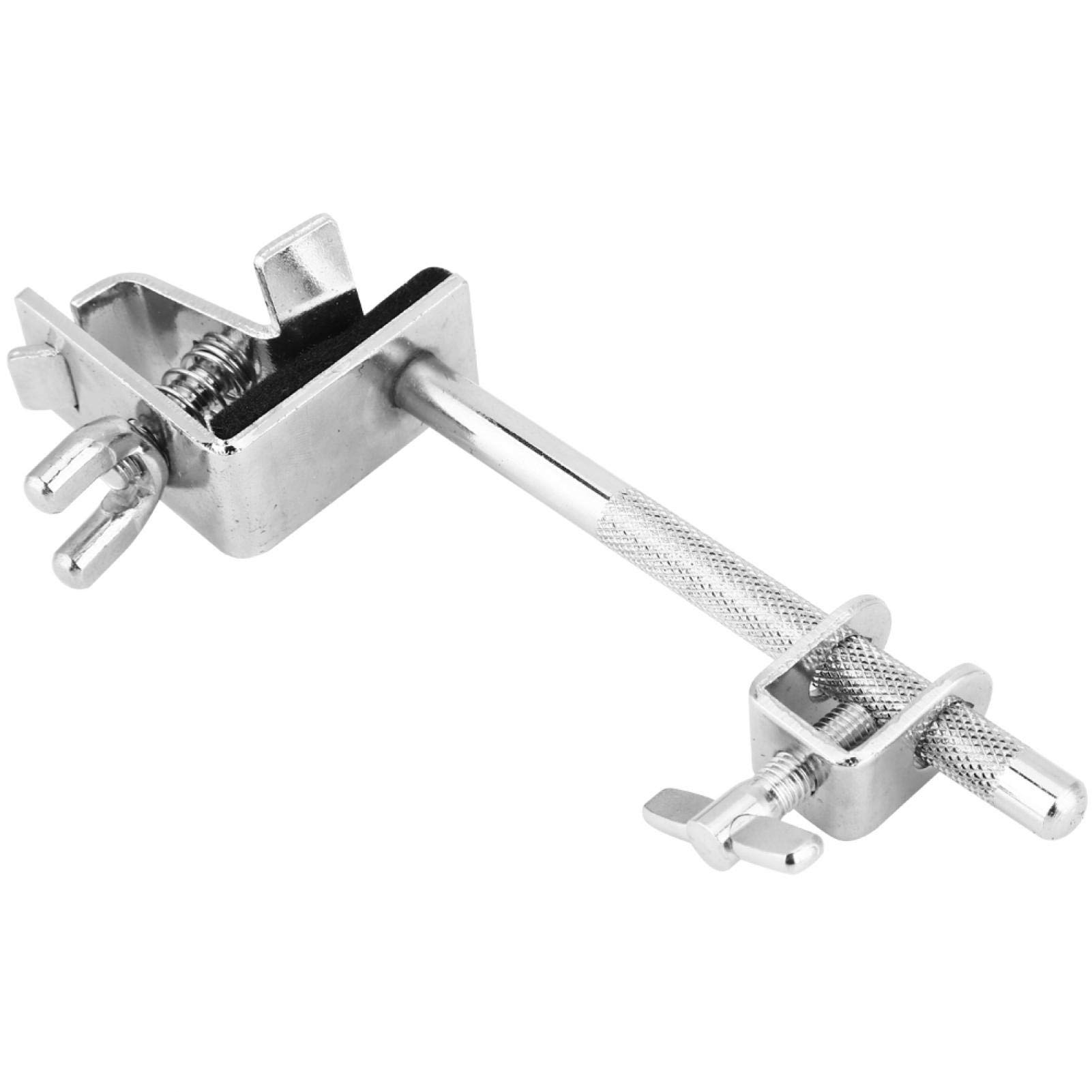 Cowbell Holder, Drum Hoop Mount Holder Cowbell Clamp Up or Down Adjustment For Bass Drum Hoop Installation