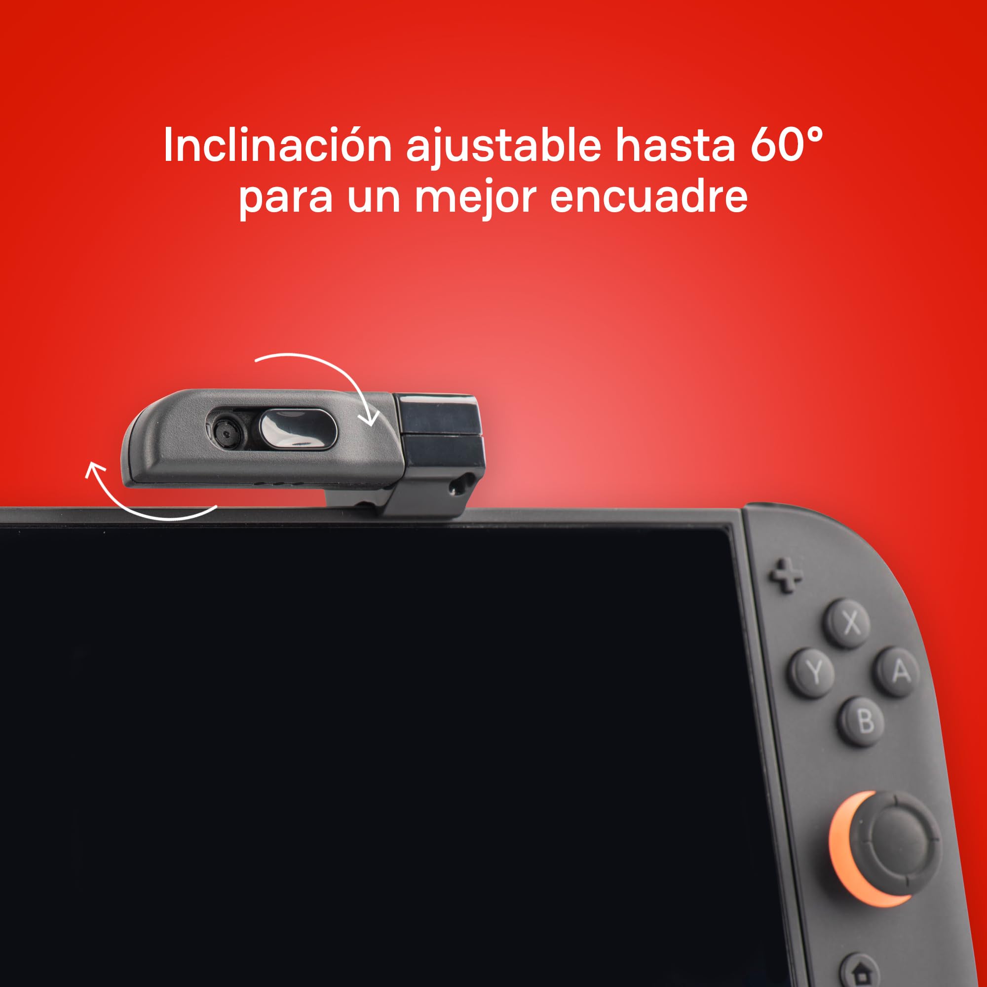 Blade – Mini-Kamera 1080p für Nintendo Switch 2, 3-in-1, tragbar, für Desktop und Fernseher, inklusive Ständer, FullHD, Sichtschutzabdeckung, kompakt und funktional, 30 fps 3