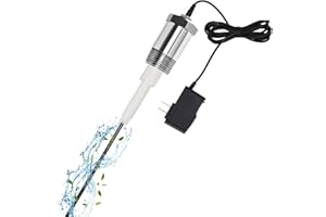 Lehomizi Powered Anode Rod for Water Heater, Electric Anode Rod, Helps Eliminate Rotten Egg Smell, Fits 70–120 Gallon Tanks