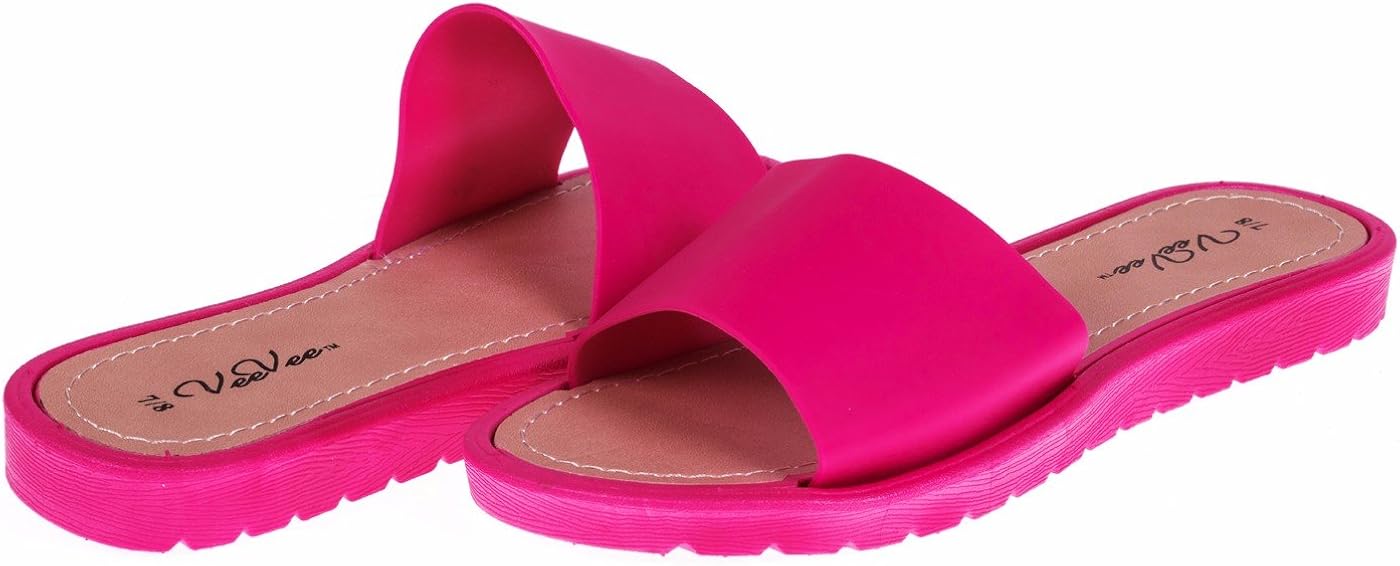 ladies slip on sandals