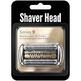 Series 9 Pro 94M Replacement Shaver Head Compatible with Braun Series 9 &amp; 9 Pro Electric Razors, Fits 9290cc, 9291cc, 9293s, 9370cc, 9296cc, 9376cc, 9260s, 9295cc, 9385cc, 9390cc, 9330s