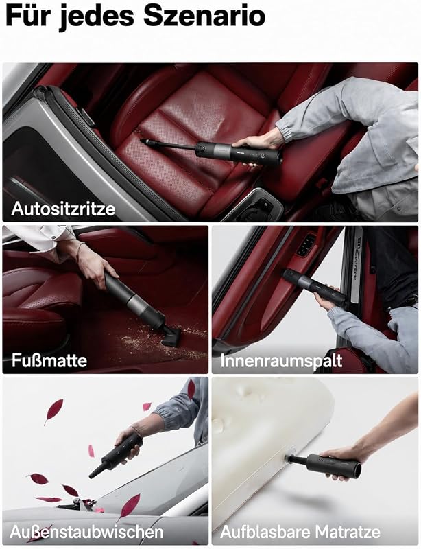 AutoCare Plus, Akku-Autostaubsauger, 20000Pa Saugkraft Handstaubsauger