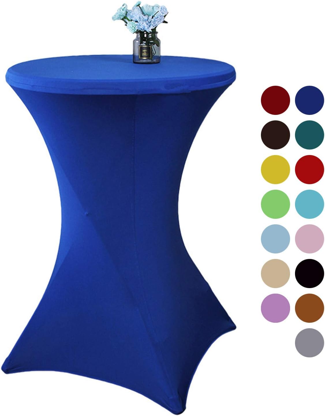 Cocktail Round Tablecloth Spandex Elastic Stretch