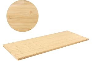 VEVOR Bamboo Table Top, 70.9" x 29" x 1.5", 330 lbs Load Capacity, Universal Solid One-Piece Bamboo Desktop for Height Adjust