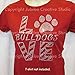 Love Bulldogs Clear Sparkly Iron-on Rhinestone Crystal T-Shirt Transfer by JCS Rhinestones