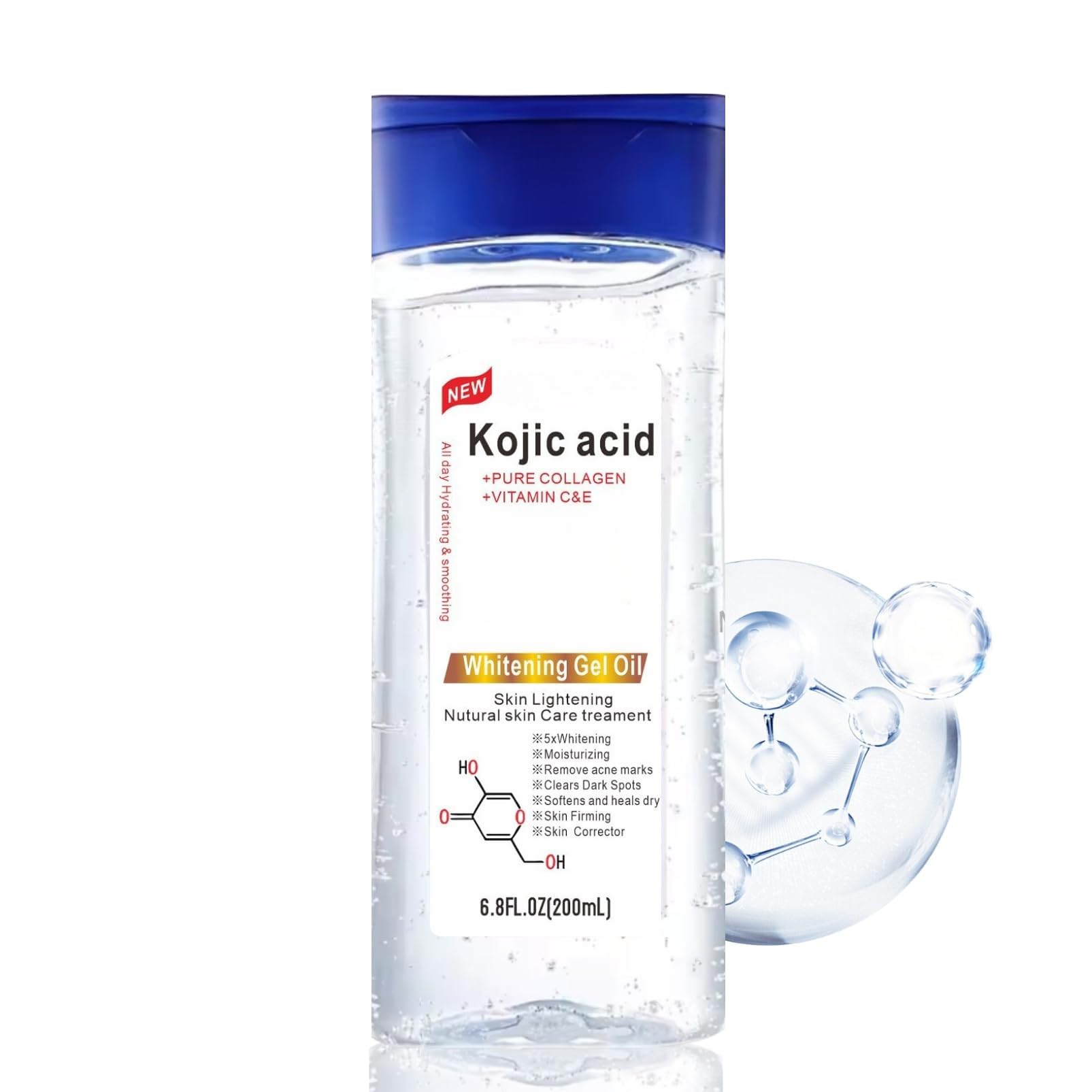 Koji Acid Essential Oils for Skin - Koji Acid Body Oil for Women - Body Oil Gel Texture - Massage Oils Gel For Dry Skin - Bright,Anti-aging & Anti-oxidation,Natural Skin Care — image 1