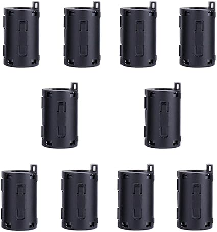 Amazon Com Dreamtop 10x Clip On Ferrite Ring Core Rfi Emi Noise