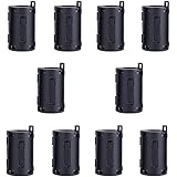 Dreamtop 10X Clip-on Ferrite Ring Core RFI EMI Noise Suppressor Cable Clip 11mm Inner Diameter Ferrite Chokes Black