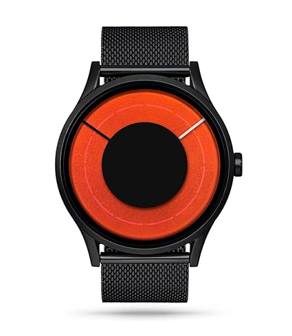 ZIIIRO Solaris Gunmetal Blaze | Uhr mit Farbverlauf Folie | Designed in Germany