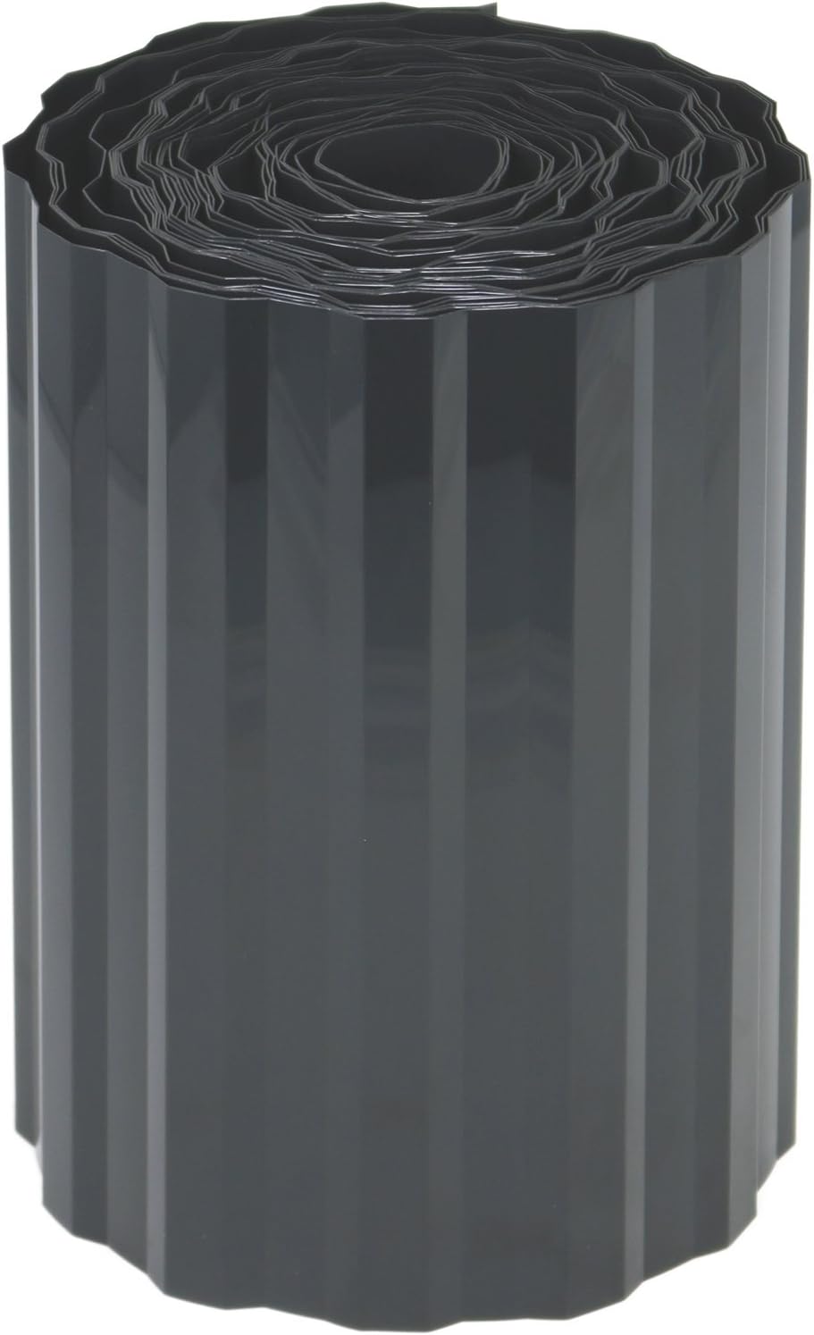 com-four® Rasenkante aus Kunststoff - Beeteinfassung für Rasen, Blumenbeet oder als Mähkante - Länge individuell anpassbar