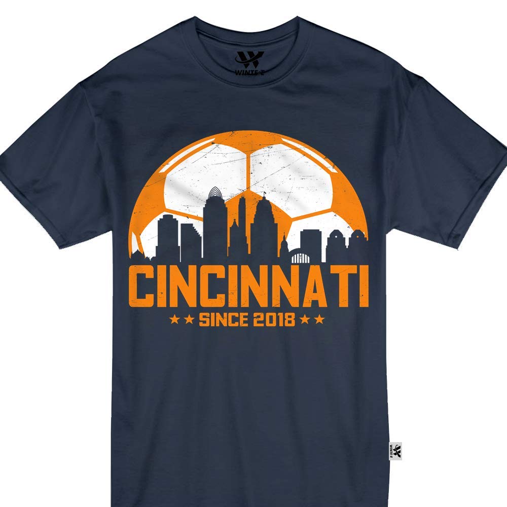 Vintage Cincinnati Soccer Sincy Sport Fan Football Futbol Tshirt