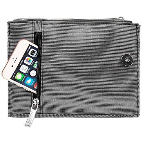 Ladies Gray Shoulder Bag Gadget Bag Fits Nikon SLR DSLR Cameras, Zoom Lens Accessory Pack