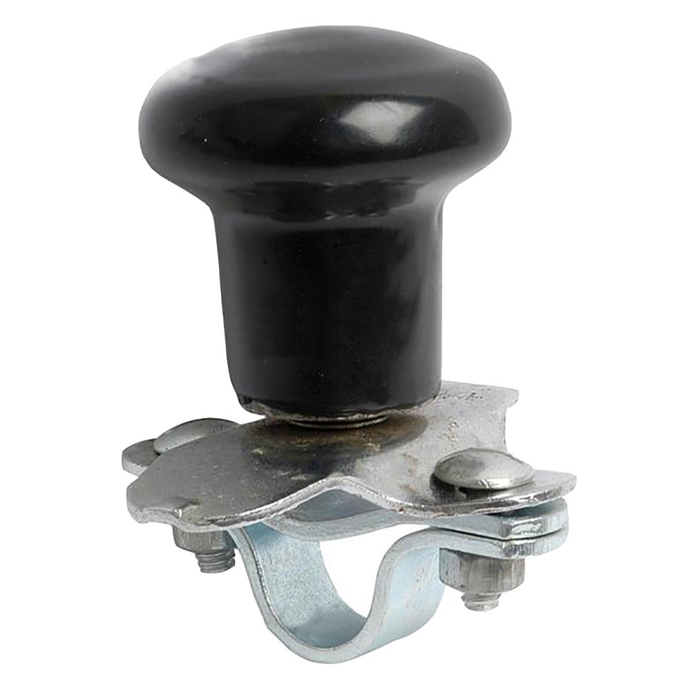 Black Steering Wheel Spinner for Forklifts Tractors Lawn Mowers & More