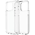 Gear4 ZAGG Crystal Palace Clear Case with Advanced Impact Protection [ Approved by D3O ], Slim, Tough Design for Apple iPhone 13 Pro – Clear,702008196
